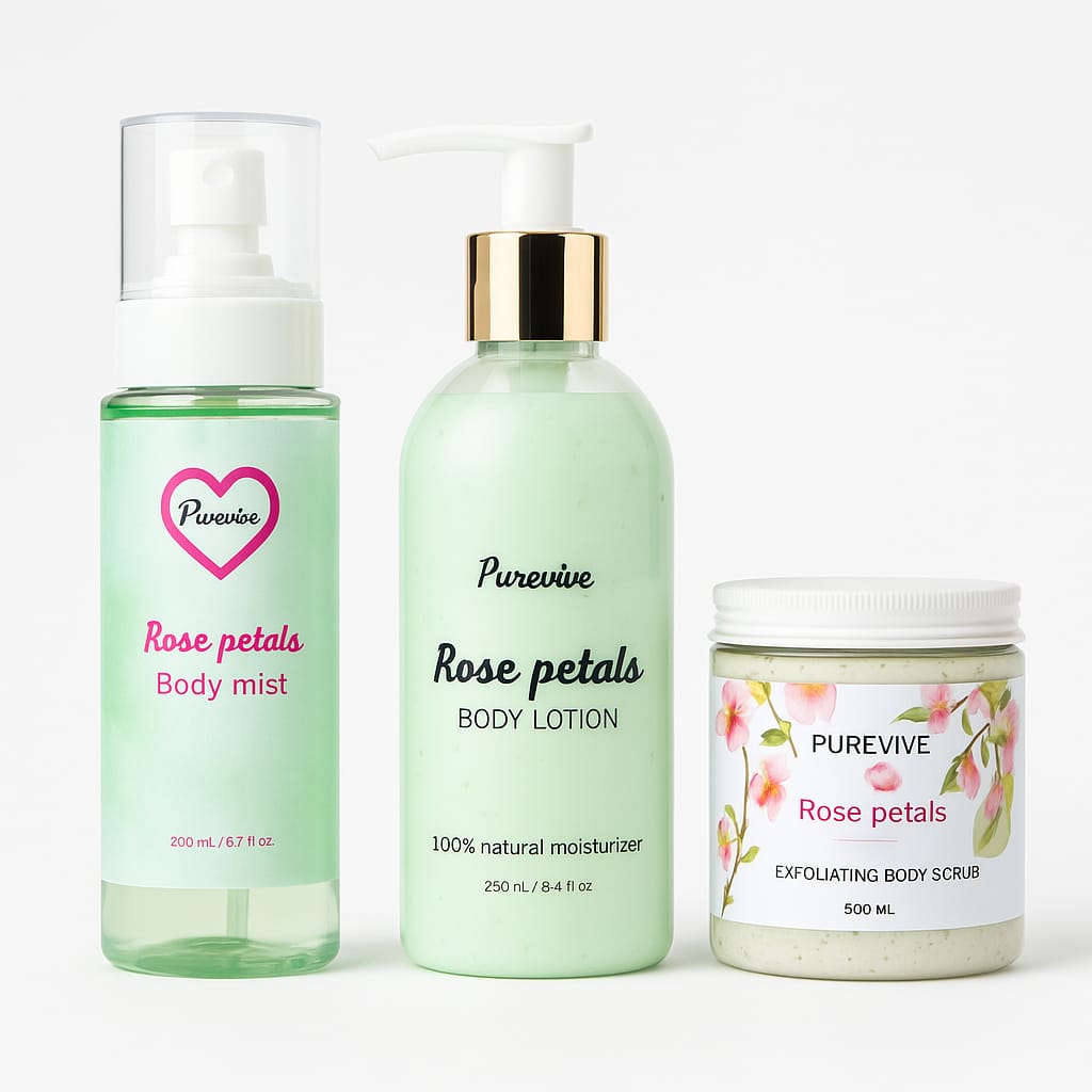 Body care bundles (Lotion+body mist+creamy scrub)